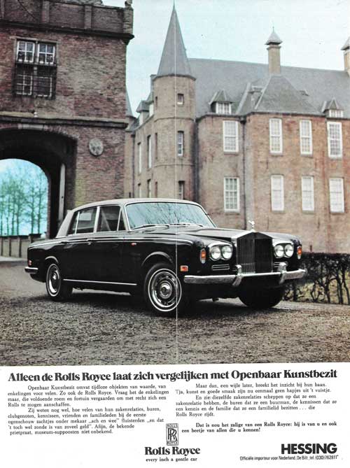 Rolls Royce 19731200 hessing Openbaar Kunstbezit Bedrijfsdocumentaire