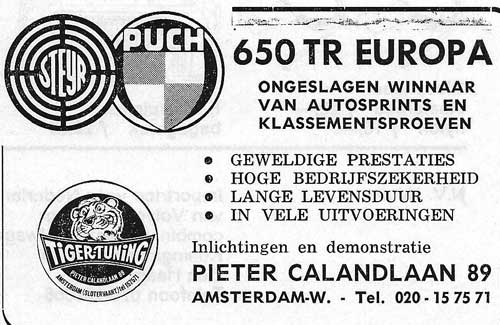 STEYR PUCH 19671222 tiger tuning De Auto