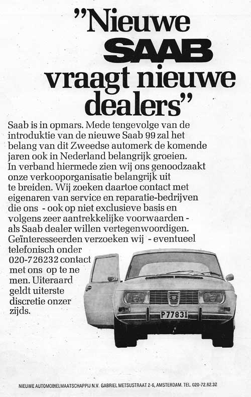 Saab 19681200 nam Auto Technisch Tijdschrift