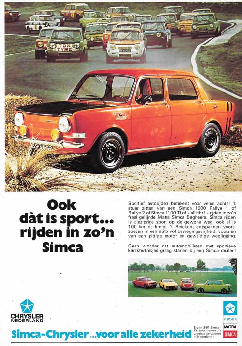 Simca 19740621 simca crysler Autovisie