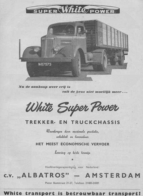 White 1949 01 15 albatros Bedrijfsvervoer
