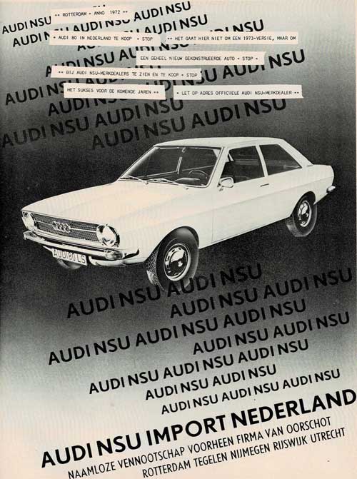 audi 80 19720000 oorschot