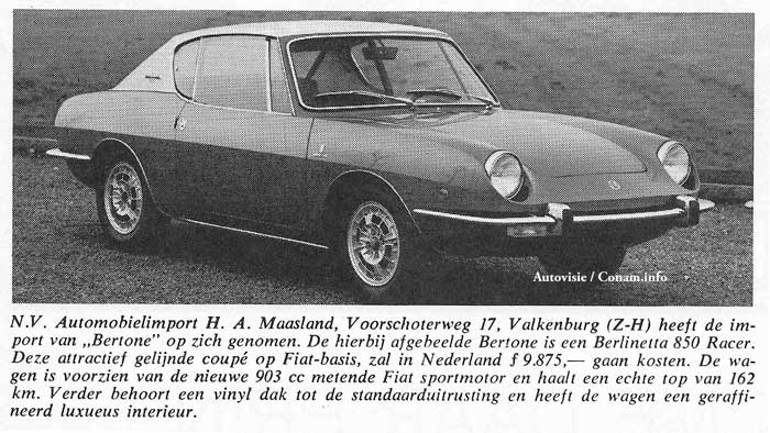 bertone 19680802 maasland Autovisie
