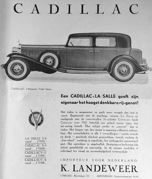 cadillac 19320200 landeweer