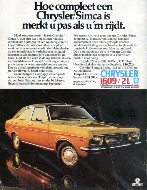 chrysler 19760000 chrysler simca