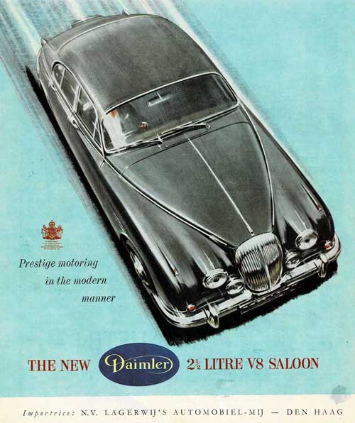 daimler v8 saloon 19630000 lagerwij
