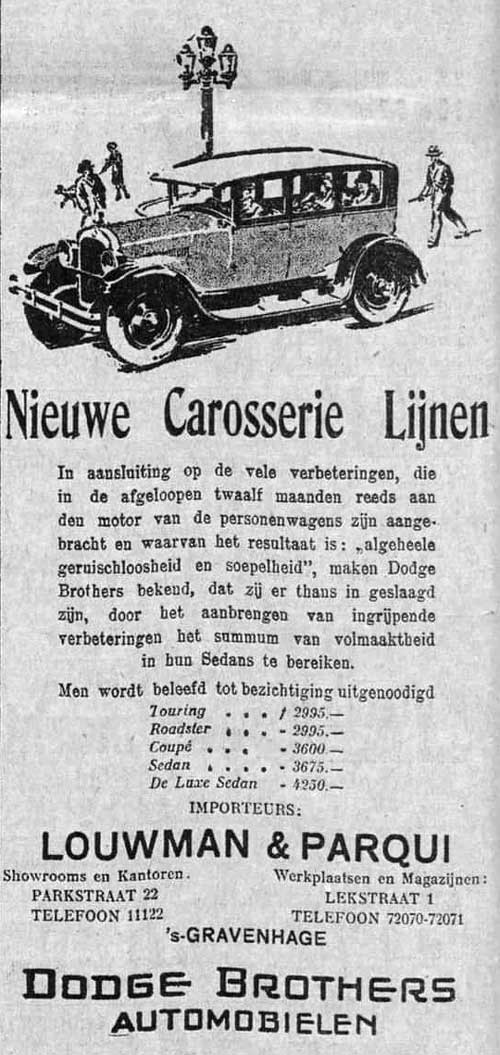 dodge sedan 19270000 louwman parqui