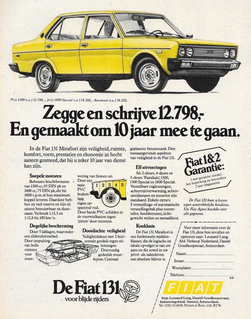 fiat 19760709 leonard lang Autokampioen