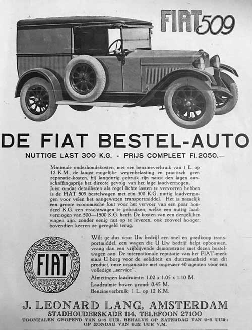 fiat 509 19290000 leonard lang