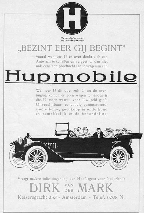 hupmobile 19190000 dirk mark