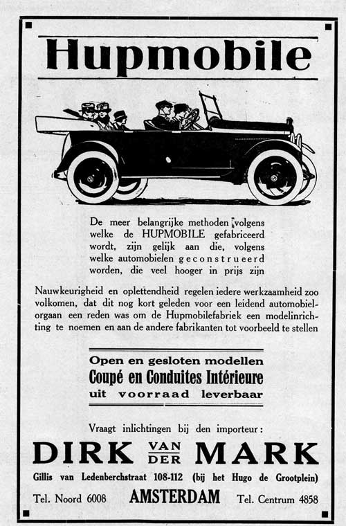 hupmobile 19211016 dirk mark