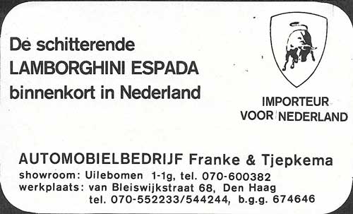 lamborghini espada 19680628 franke Autovisie