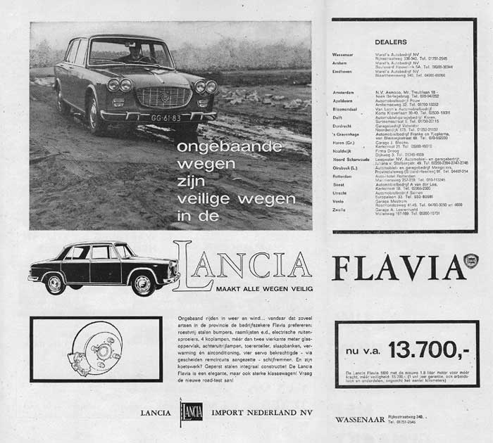 lancia fulvia 19640904 lancia import nl