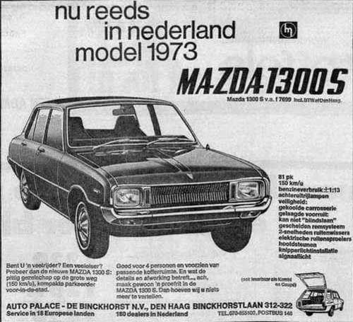 mazda 1300s 19721200 auto palace