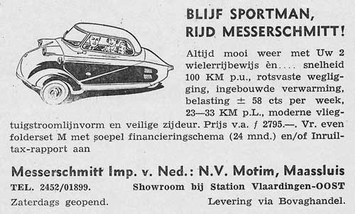 messerschmitt 19630426 motim Motor
