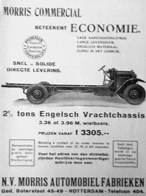 morris commercial 19280000 morris rotterdam