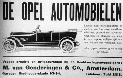 opel 19140000 genderingen