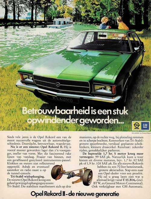 opel rekord II 19720000 gm