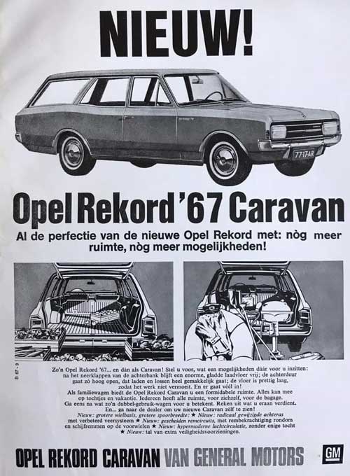 opel rekord caravan 19670000 gm