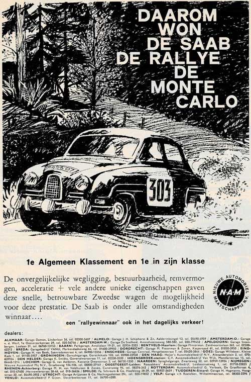 saab monte carlo 19620000 nam