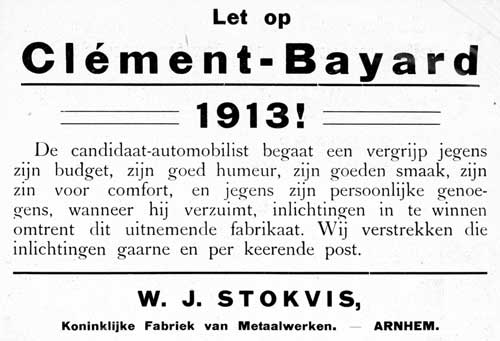 Clement 19121121 stokvis De Auto