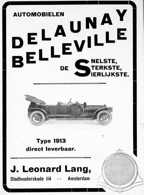 Delaunay belville 19121121 leonard lang De Auto