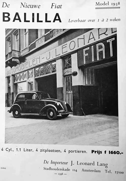 Fiat 500 19370000 leonard lang G 51085