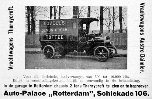 Thornycroft 19121121 auto palace De Auto