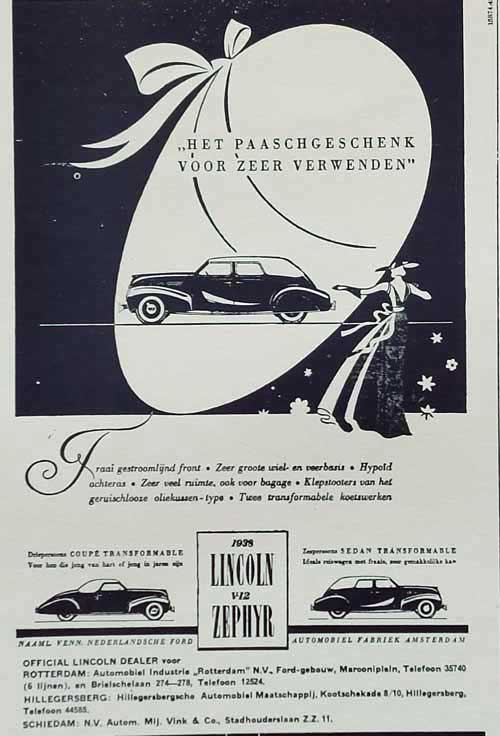 lincoln zephyr transformable 193800 ford