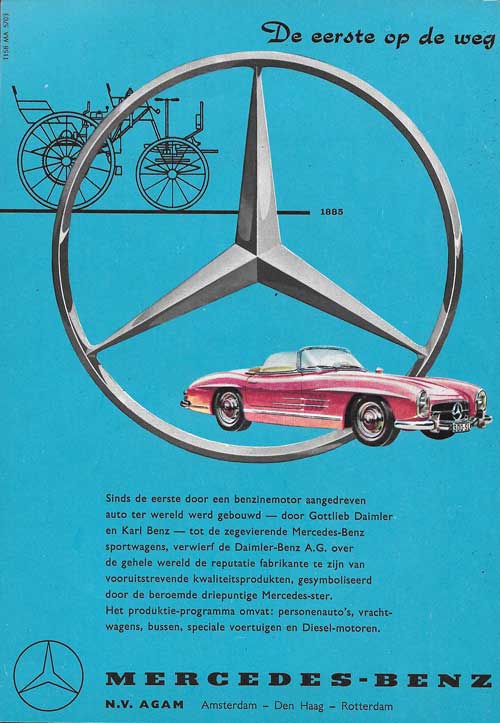 mercedes benz 19580500 agam