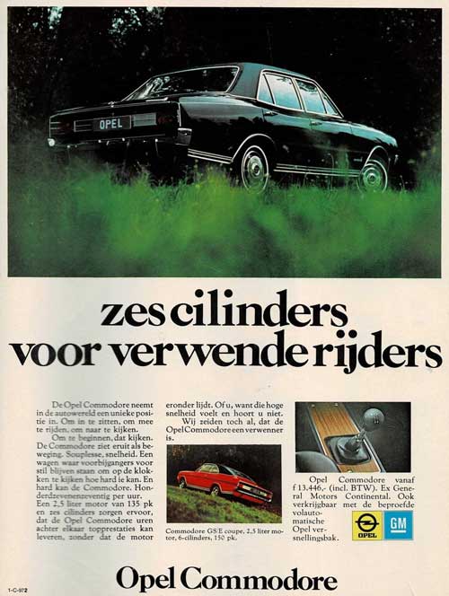 opel commodore 19710000 gm