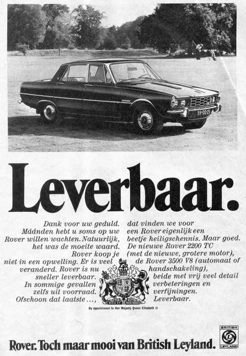 rover 2200tc 19740000 bln