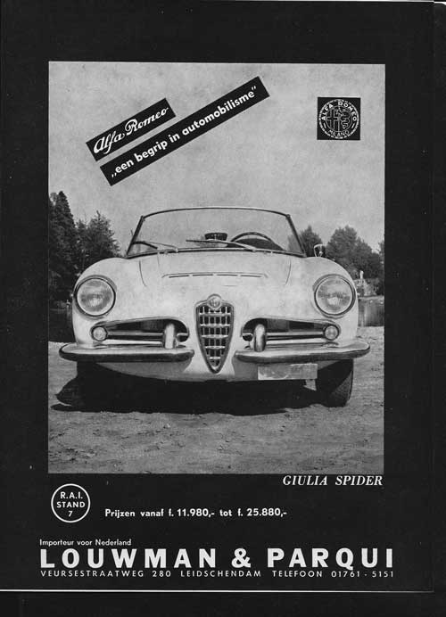 Alfa Romeo 19650219 louwman parqui Autovisie 1