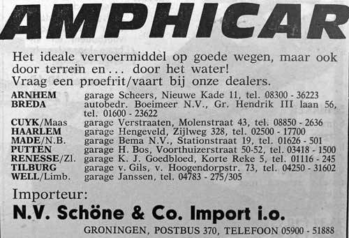 Amphicar 19660000 schone