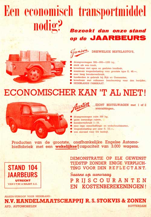 Austin 19400229 stokvis Bedr Auto 3 H 52210