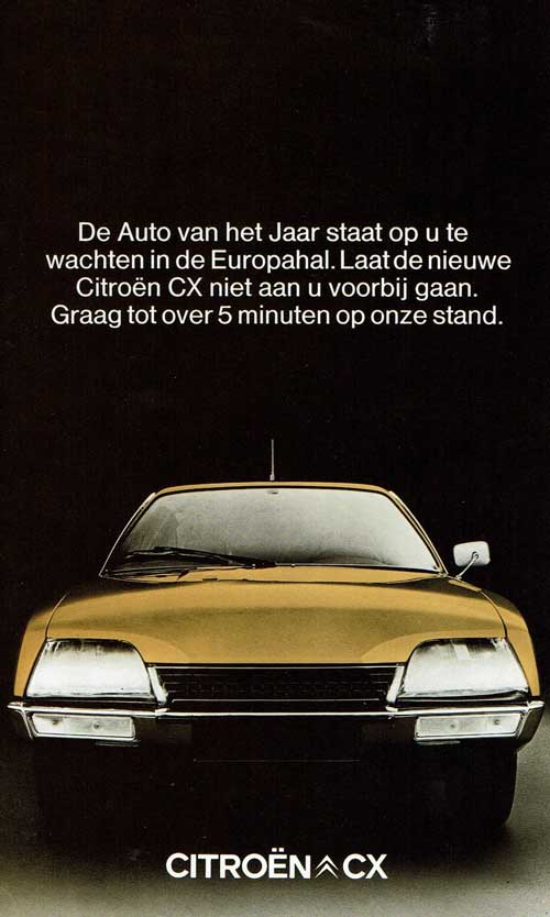 Citroën CX 19750000 citroen Nederland