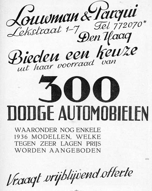 Dodge 19370220 louwman parqui Auto 12