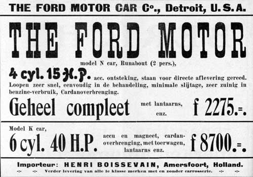Ford deel 1 Afbeelding 3 Ford 1907 de Auto Schhuring