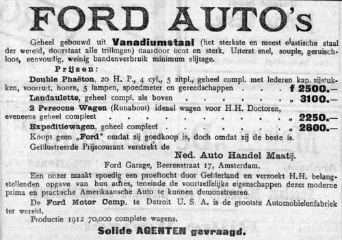 Ford deel 1 Afbeelding 9 Ford 1912 03 16 Arnhemsche