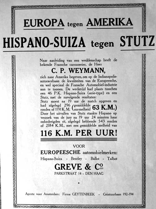 Hispano suiza 19280500 greve