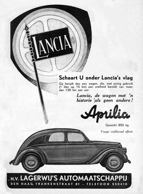 Lancia 19380805 lagerwij Auto 22
