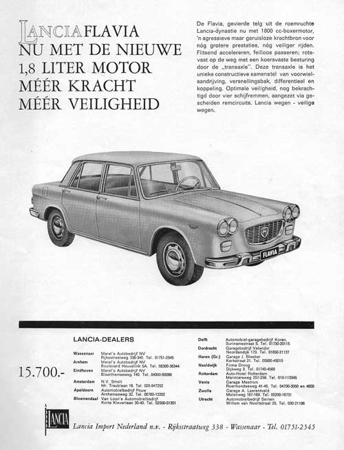 Lancia 19640124 lancia import Autovisie