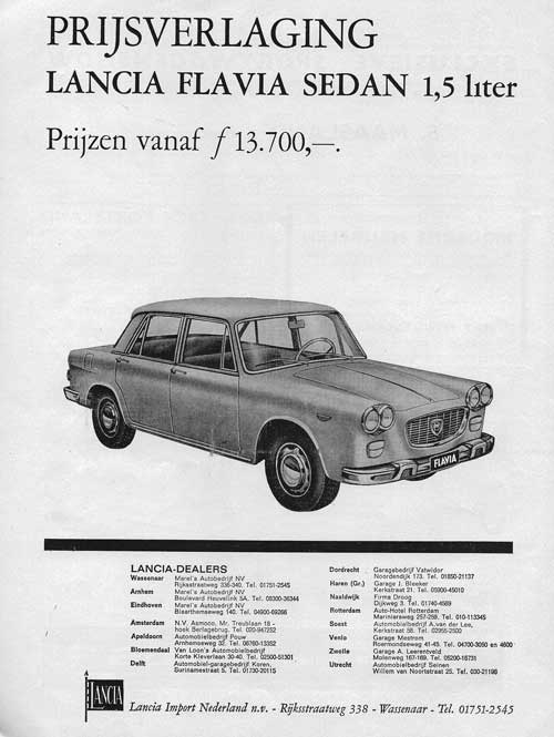 Lancia 19640320 lancia import Autovisie