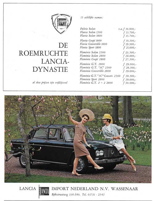 Lancia 19640403 lancia import Autovisie