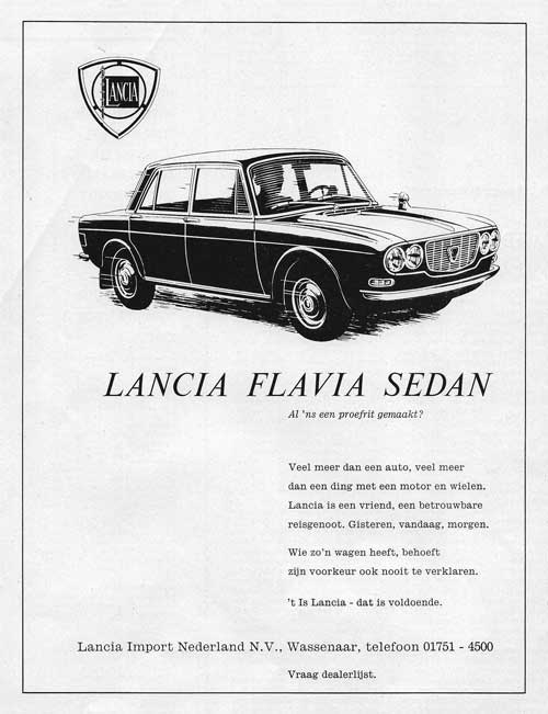 Lancia 19680928 lancia import De Auto
