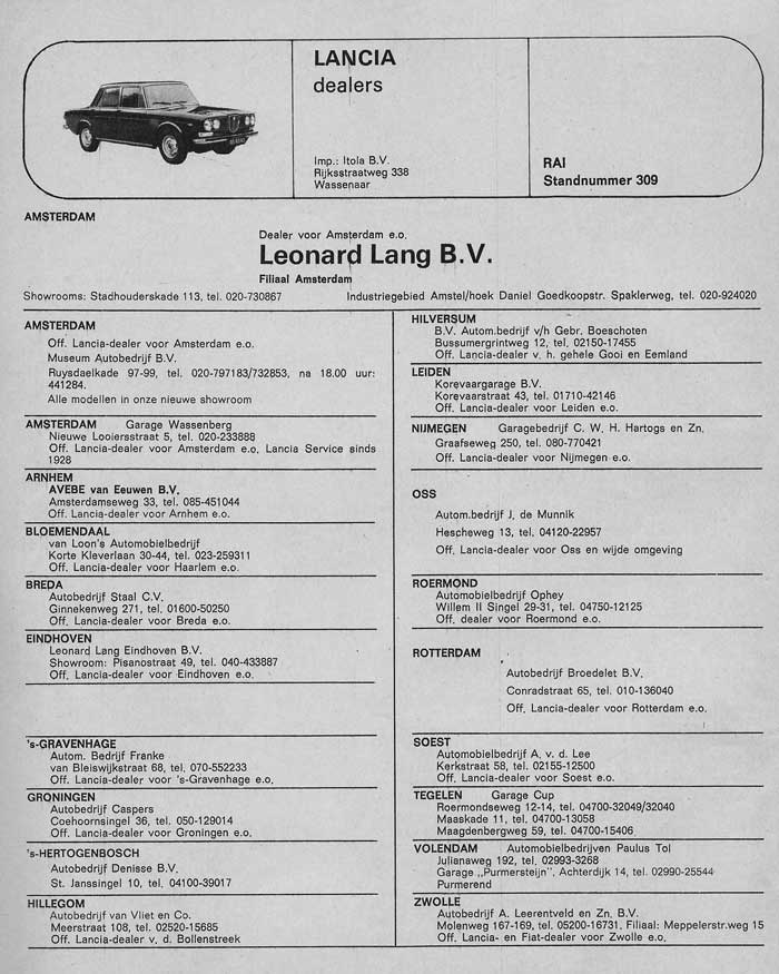 Lancia 19730327 itola Autokampioen