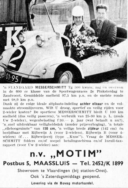 Messerschmitt motim 19590606 MSK