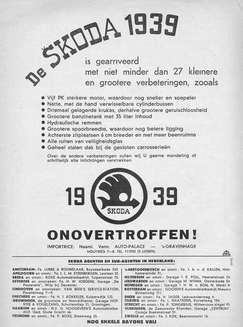 Skoda 19381203 auto palace Autokampioen 3 dec 1938