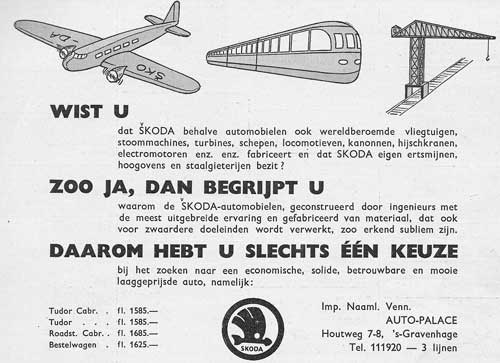 Skoda 19400323 auto palace Autokampioen 23 maart 1940