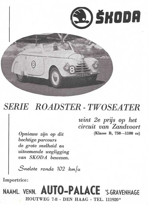 Skoda 19500700 auto palace Autorevue juli 1950